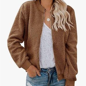 Gently used Women's Sherpa Fleece Jacket